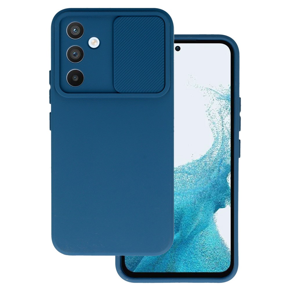 Husa Protectie Camera Silicon Soft Pentru Samsung A54 5G - Albastru - 2 | YEO